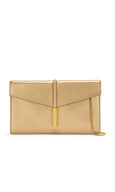 DeMellier London Tokyo Clutch in Gold Smooth from Revolve.com | Revolve Clothing (Global)