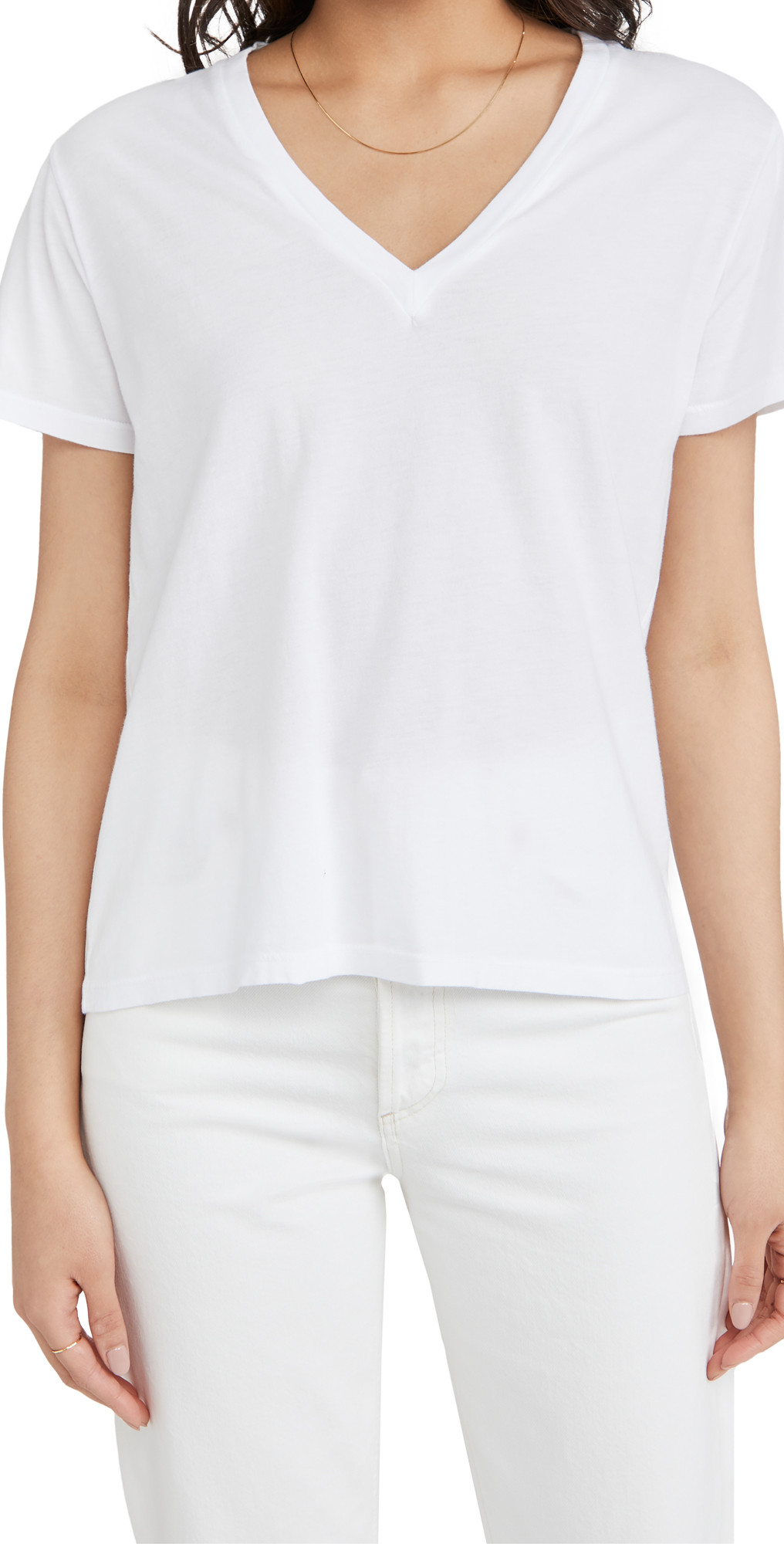 AGOLDE Thea V Neck Easy T Shirt | Shopbop