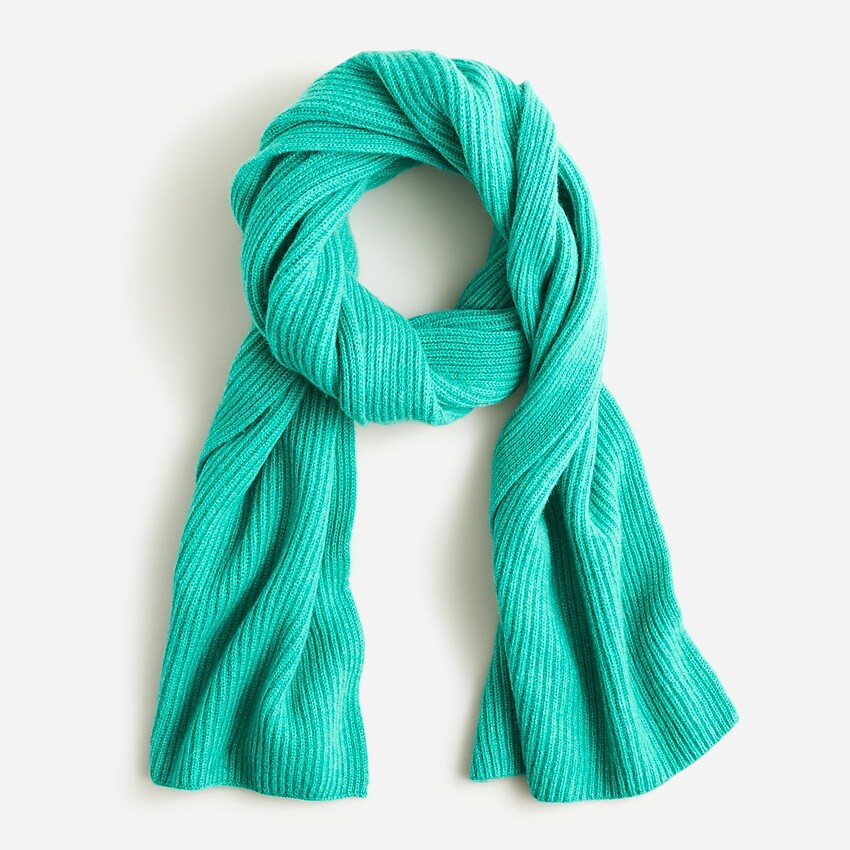 Ribbed cashmere scarf | J. Crew US