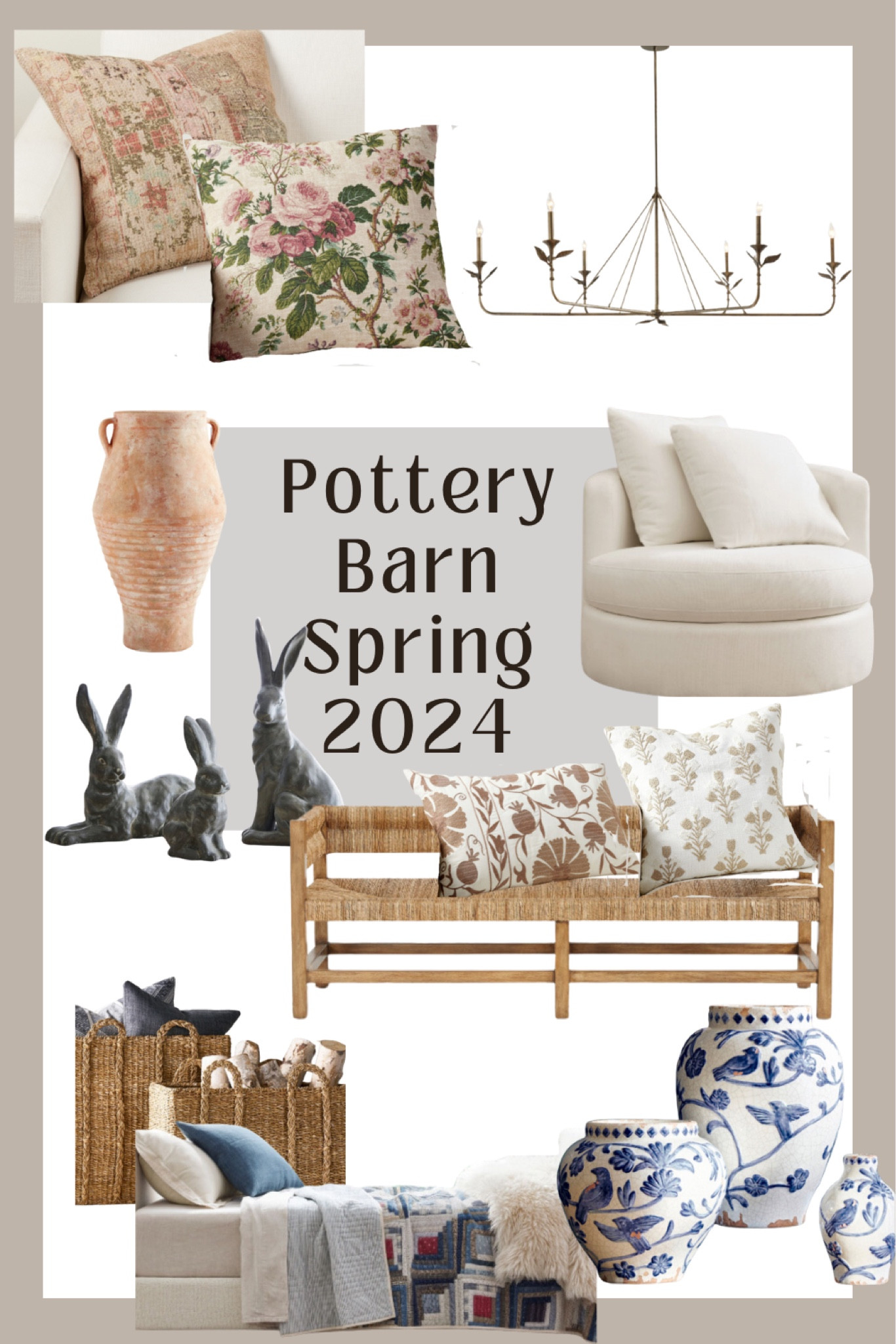 It’s hard to beat Pottery Barn Spring styling! My favorite picks are here! #homedecor #cottagestyle #smallspacedecorating

#LTKSeasonal #LTKhome