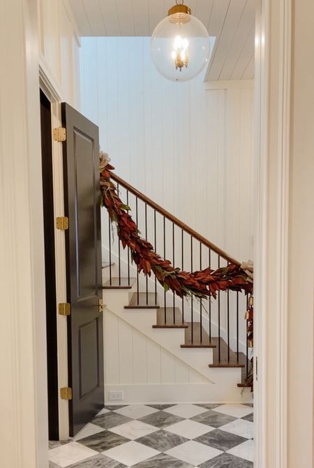 Shown here…Magnolia garland used all around the Southern Living Idea house! Swipe right to add magnolia garland to your own home - now in stock and on sale! 

#LTKparties #LTKHoliday #LTKhome