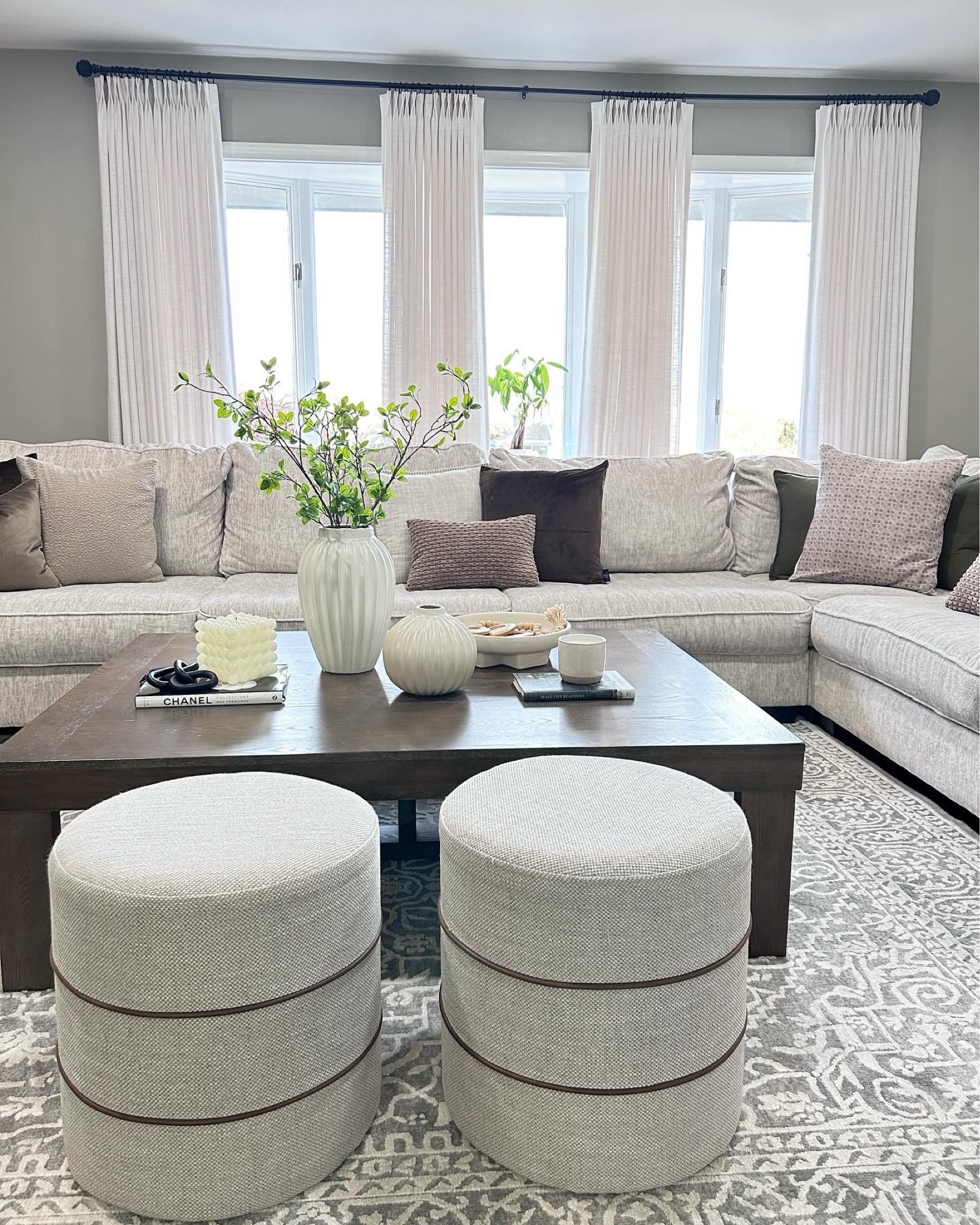 I have added 2 more curtains in the middle for a more luxurious look , and I love it . Looks like I have become most valuable customer pf @homerilla_official 😁.


#LTKU