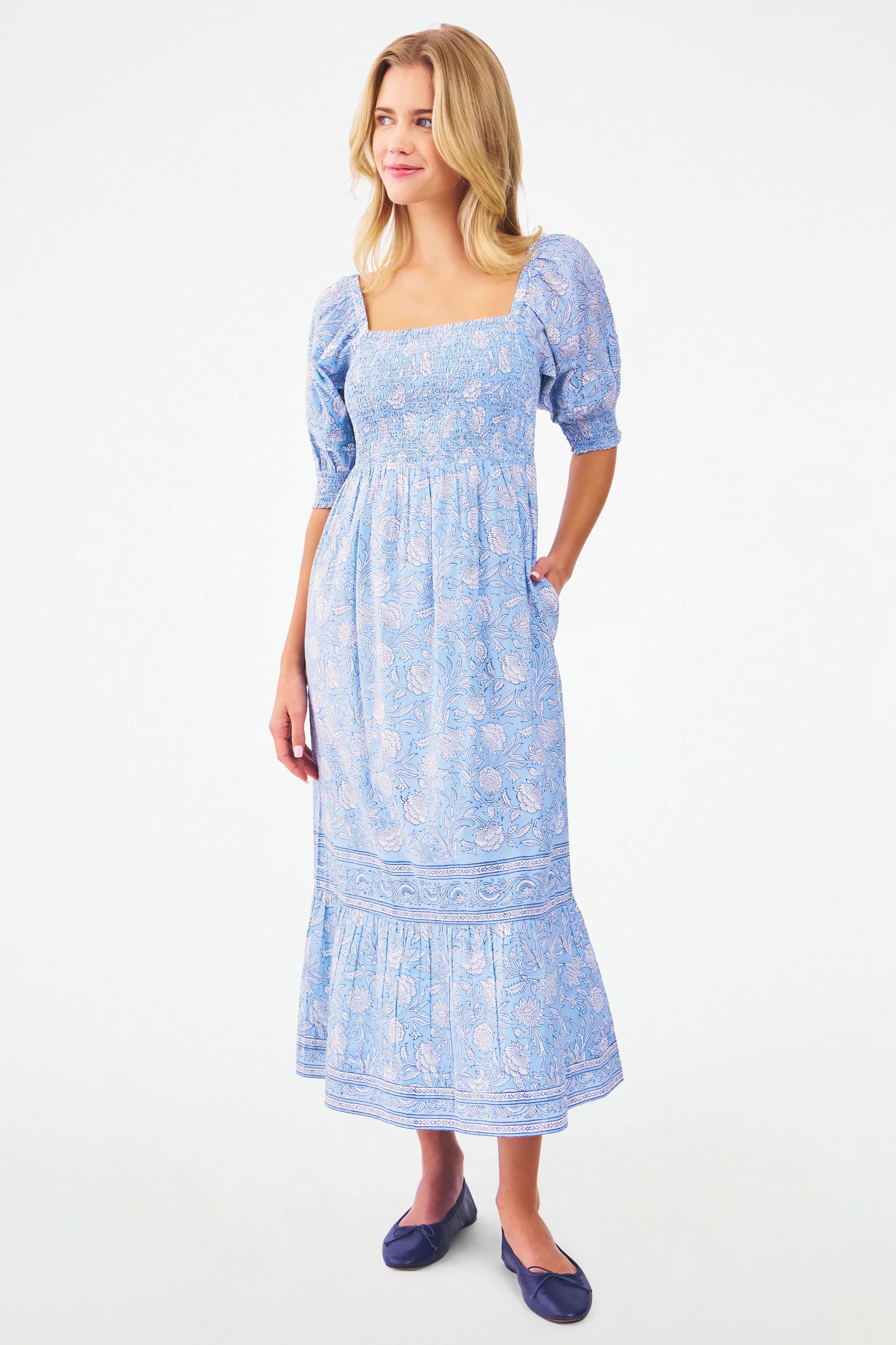 Morris Floral Reyna Dress | Roller Rabbit | Roller Rabbit