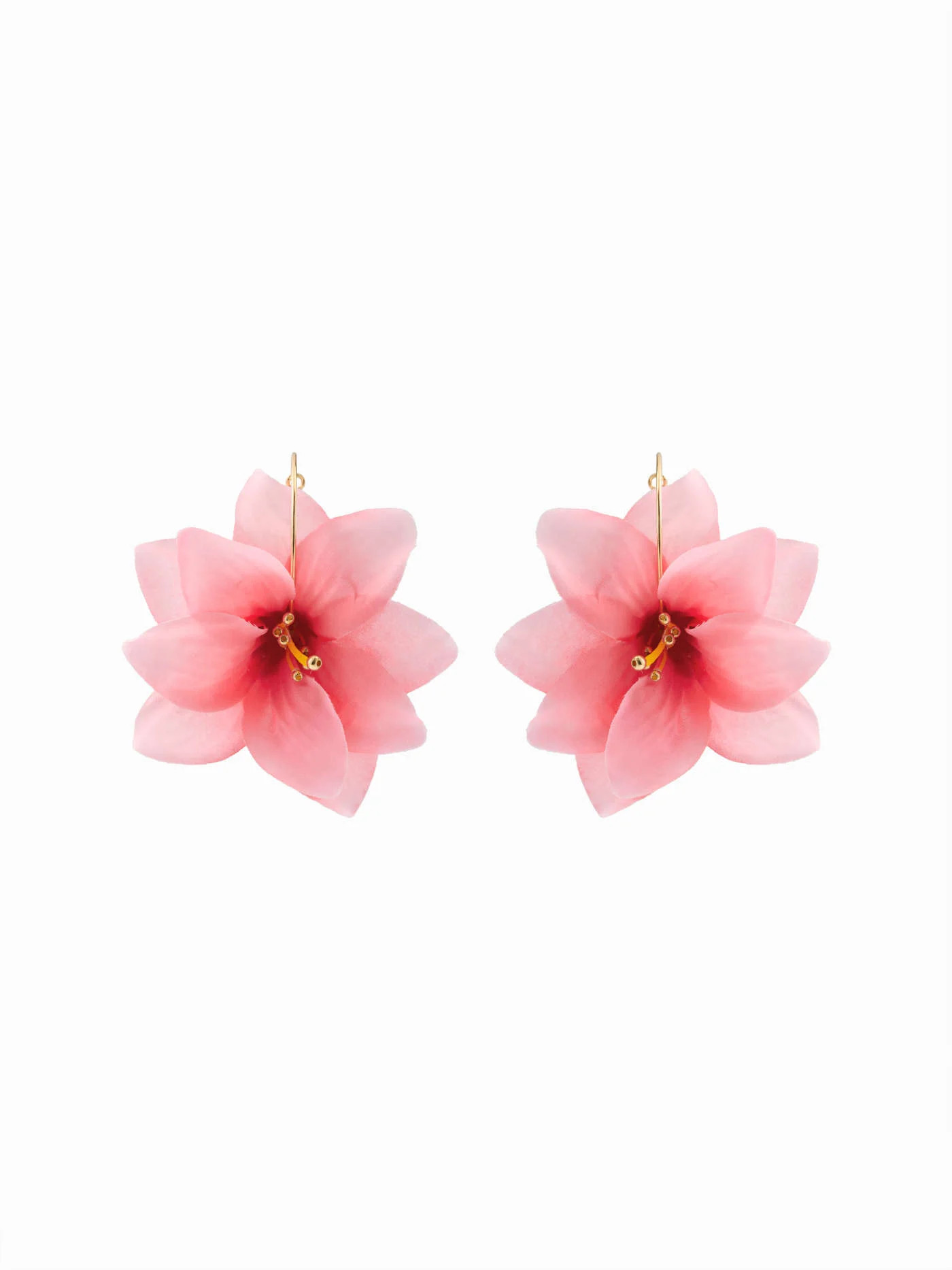 FLOWER & LEAF ZIRCON STUD EARRINGS $8.90 | Cider