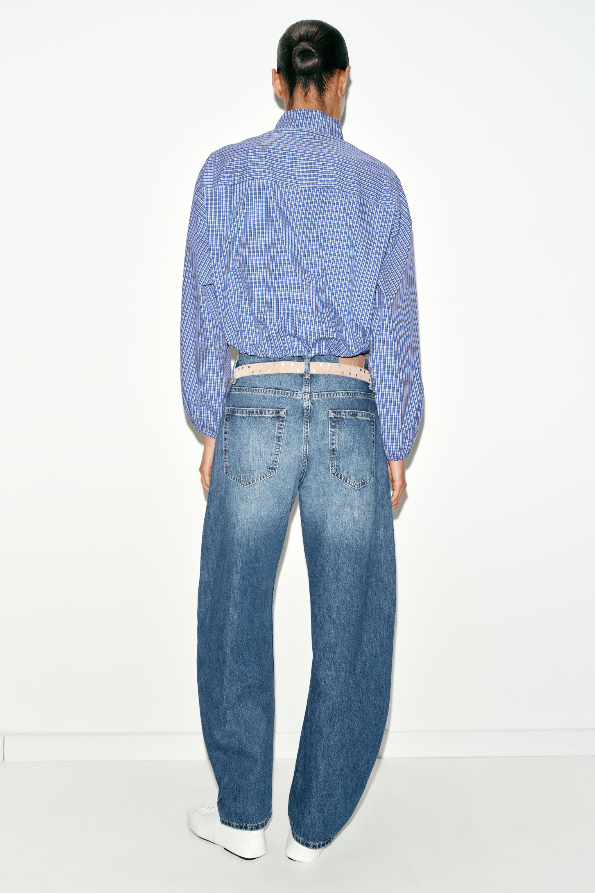 BALLOON CHECK SHIRT | Zara UK