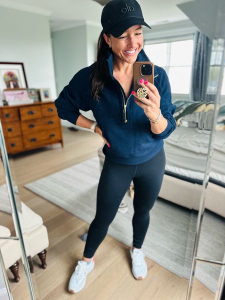 Keeping it cozy and chic in my go-to comfy gear! 🖤 Rocking this  set that's just perfect for those cooler days or just lounging around. Love adding this touch of style even on my casual days. #ComfortChic #AloStyle #OOTD

#LTKFitness #LTKSeasonal #LTKActive