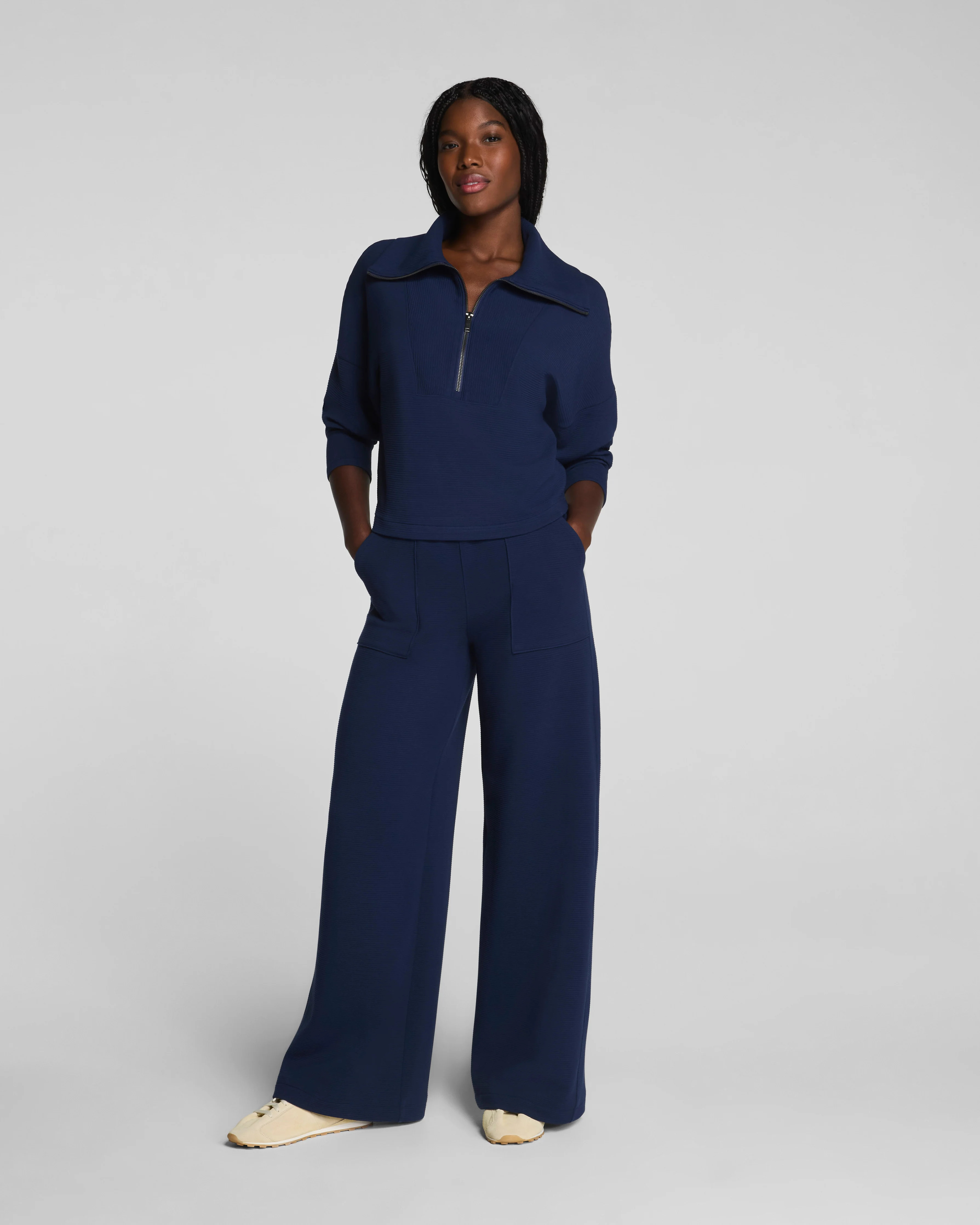 SPANX AirEssentials® French Rib Wide Leg Pant | Spanx