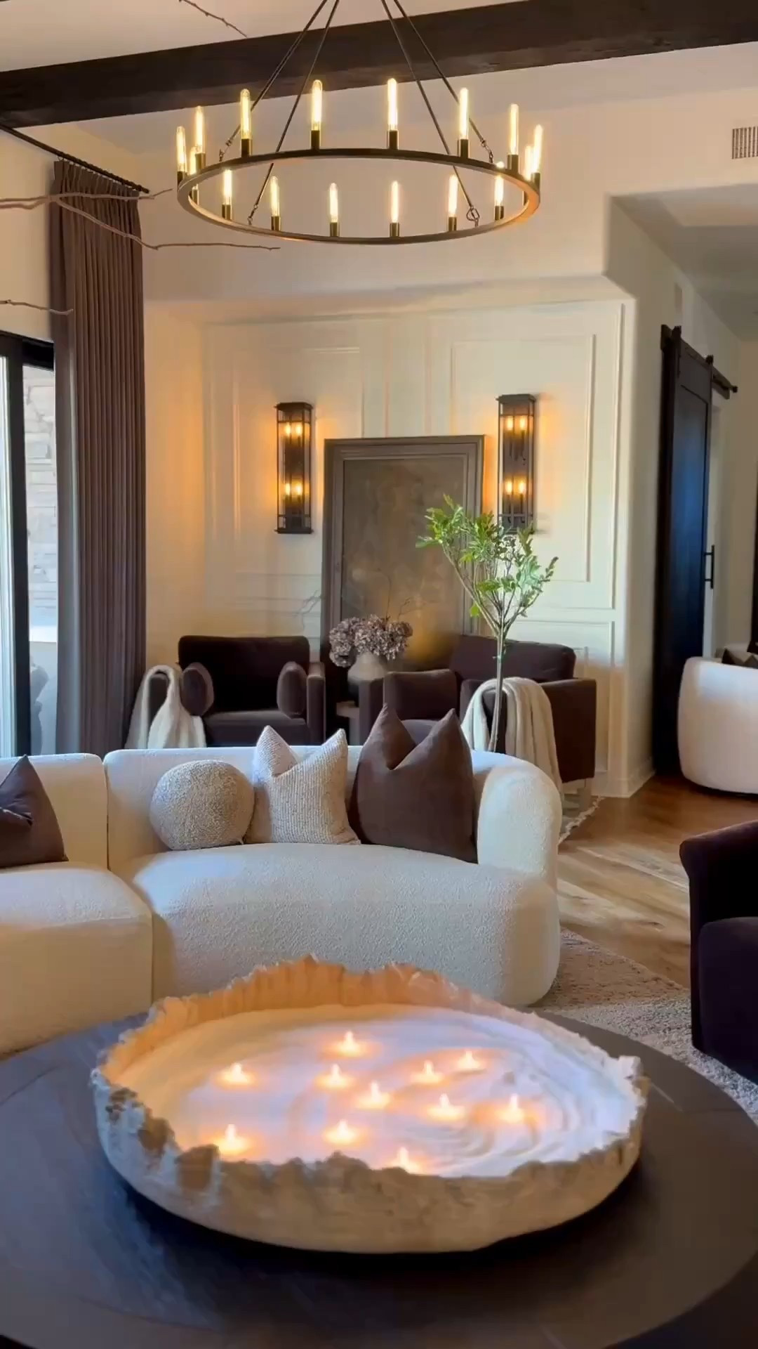 Curves of boucle, velvet whispers, and art that speaks in scale 🤎 Sconces glow, faux greenery breathes life, and a coffee table grounds it all. A modern retreat…cozy, timeless, and styled with intention. ✨

Boucle curved sofa. Velvet accent chairs. Wall art. Faux greenery. Wall sconces. Coffee tables. 

#bouclecouch #velvetpillows #wallartdecor #sconces #fauxplants #velvetaccentchairs #coffeetabledecor #amazonhomefinds #moderndecor #neutraldecor #cozyhomevibes #homeaesthetic #aesthetichomedecor #curatedcozy #timelessdecor


#LTKGiftGuide #LTKHome #LTKFindsUnder100