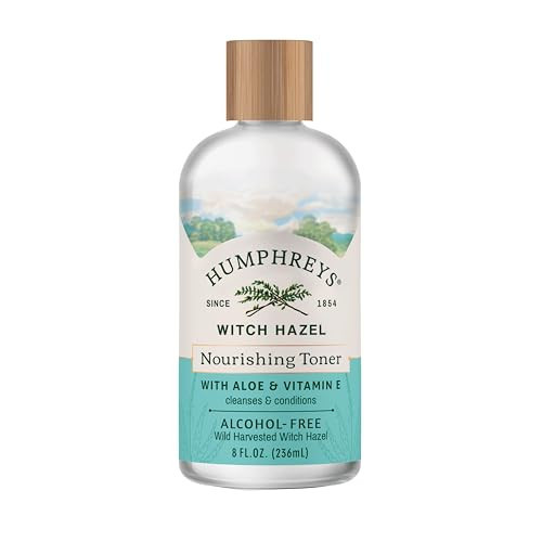 Humphreys Witch Hazel Nourishing Toner | Wild Harvested Witch Hazel & Aloe | Alcohol-Free | Natural | Hydrating | Soothing | 8 Fl Oz | Amazon (US)
