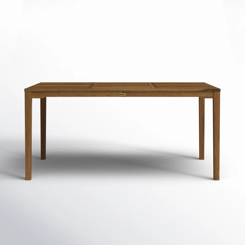 Fleur Rectangular Eucalyptus Outdoor Dining Table | Wayfair North America