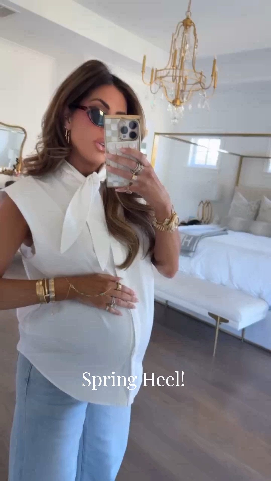 Wearing a size medium in this shit shirt and size 27 in wide leg maternity jeans that look identical to my favorite Khaite jeans! 

Spring outfits, Spring fashion, Sunglasses, Zara fashion, Zara finds, White shirt, Khaite jeans, Pink Blush Jeans, Wide leg maternity jeans, Preppy Outfits, Western Outfit, Teacher outfit, Emily Ann Gemma

#LTKdayinmylife #LTKootd #LTKSeasonal