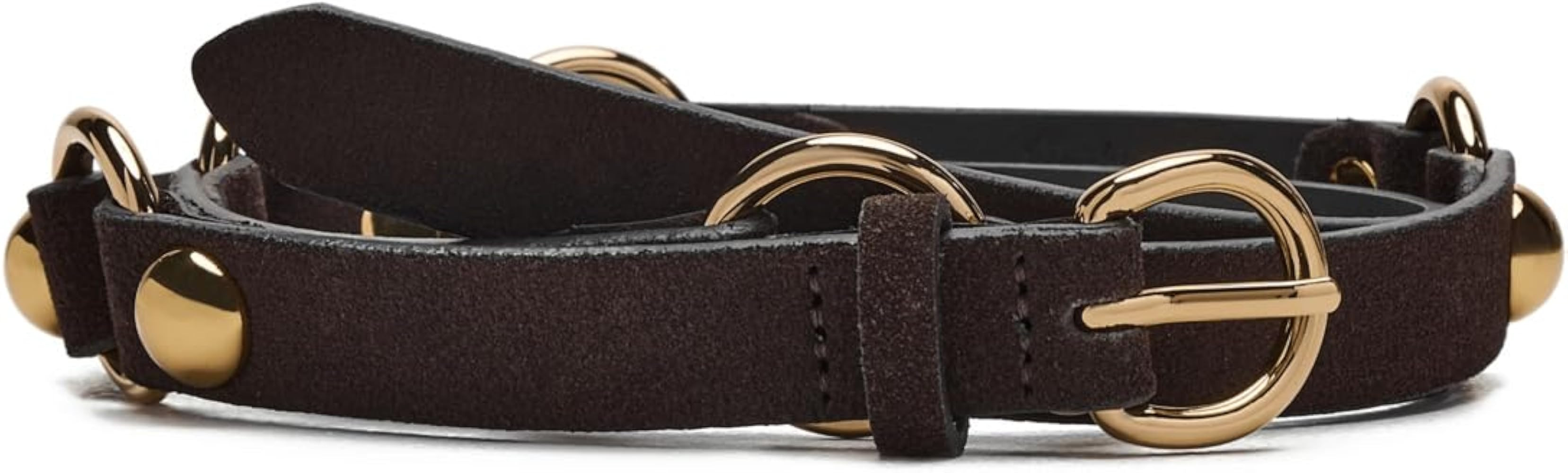 Madewell Women's O-Ring Studded Suede Belt | Amazon (US)