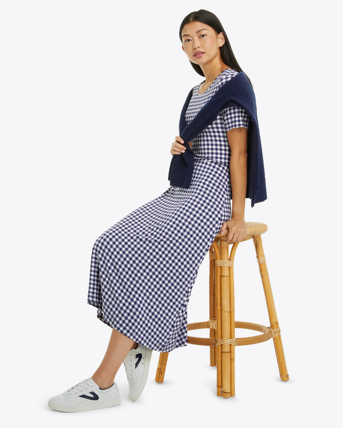 Tammy T-Shirt Dress in Gingham | Draper James (US)