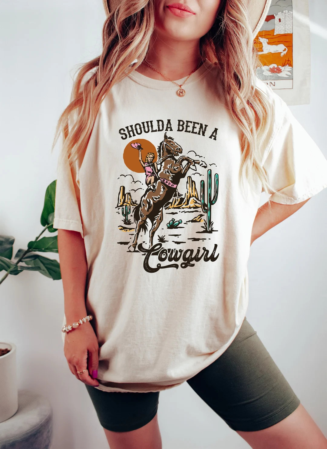 Should A Been A Cowgirl Shirt,retro Cowgirl Shirt,western Graphic Tee,western Shirt,cowgirl Tshir... | Etsy (US)