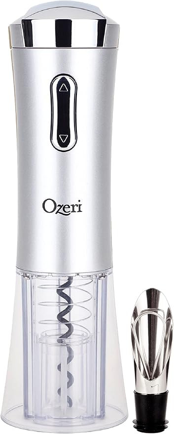 Ozeri Nouveaux II Electric Wine Opener with Foil Cutter, Wine Pourer and Stopper | Amazon (US)