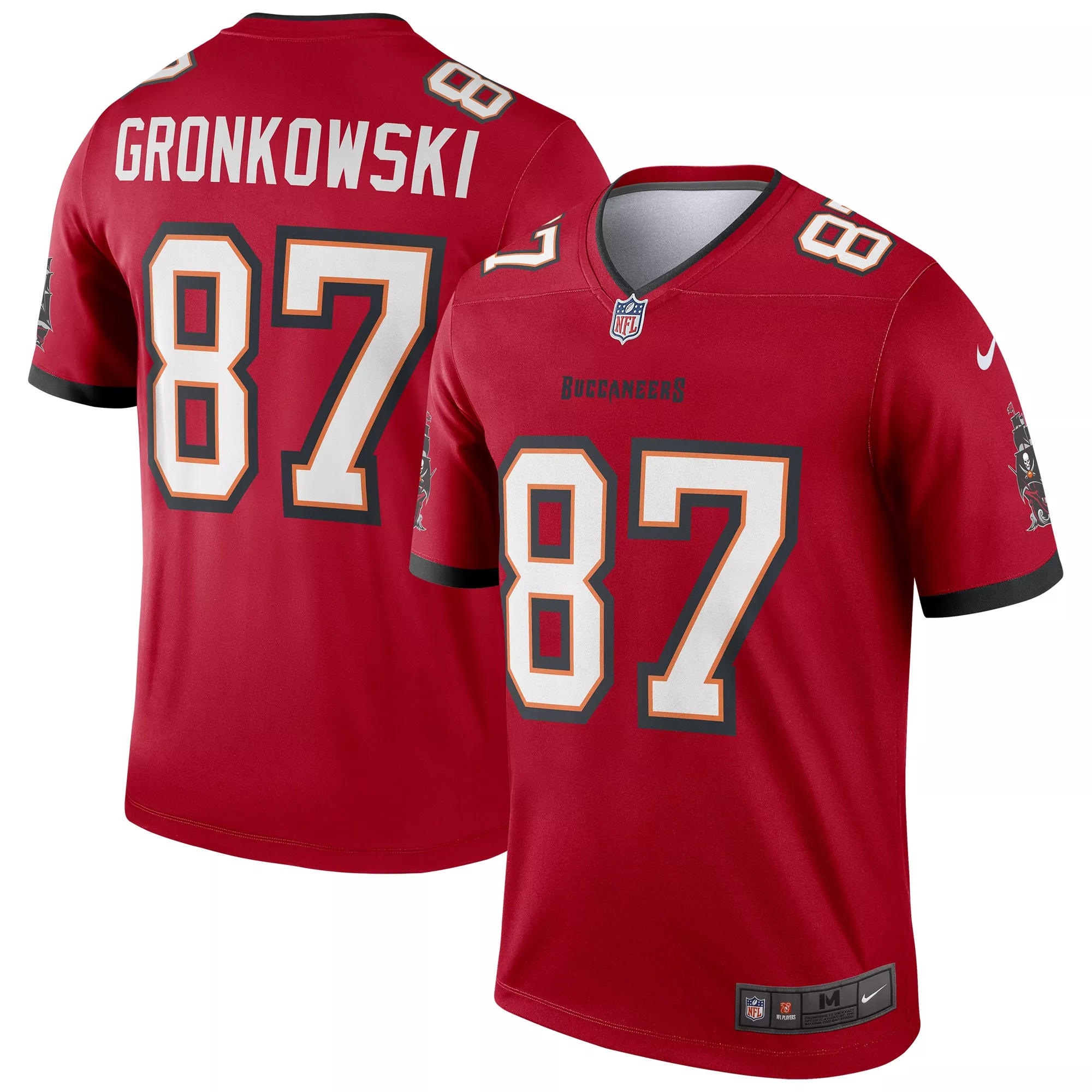 Rob Gronkowski New England Patriots Nike Dri-FIT Cotton Player