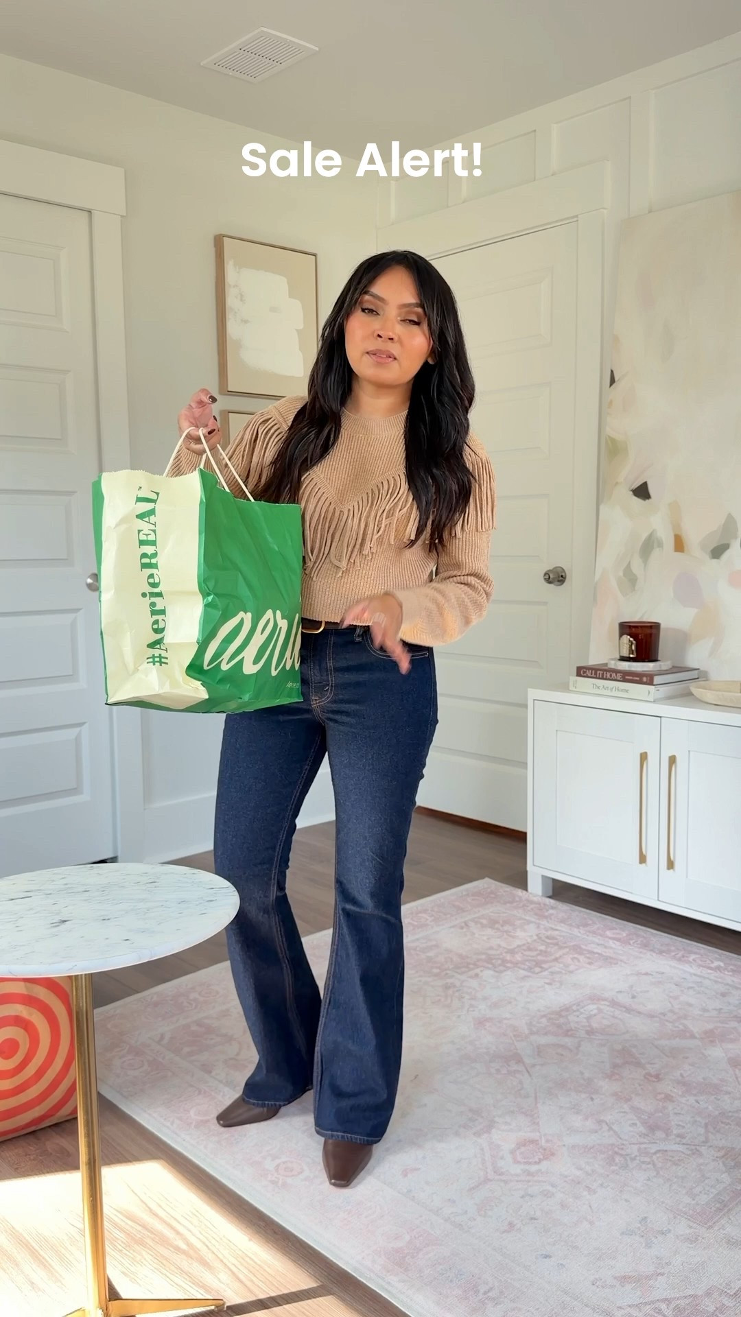 Fringe sweater size xxs petite TTS
Bootcut mid rise jeans size 26 short TTS
Dark Brown leather boots size 5.5 TTS
Dark Brown belt size 27-31” TTS
Leggings size medium regular length - I like to size up a size
Bras size small TTS
Sweatershirts size xs TTS


#LTKSaleAlert #LTKPetite #LTKootd