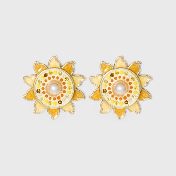 SUGARFIX by BaubleBar Soleil Drop Earrings - Yellow | Target