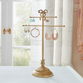 LoveShackFancy Bow Necklace Holder | Pottery Barn Teen