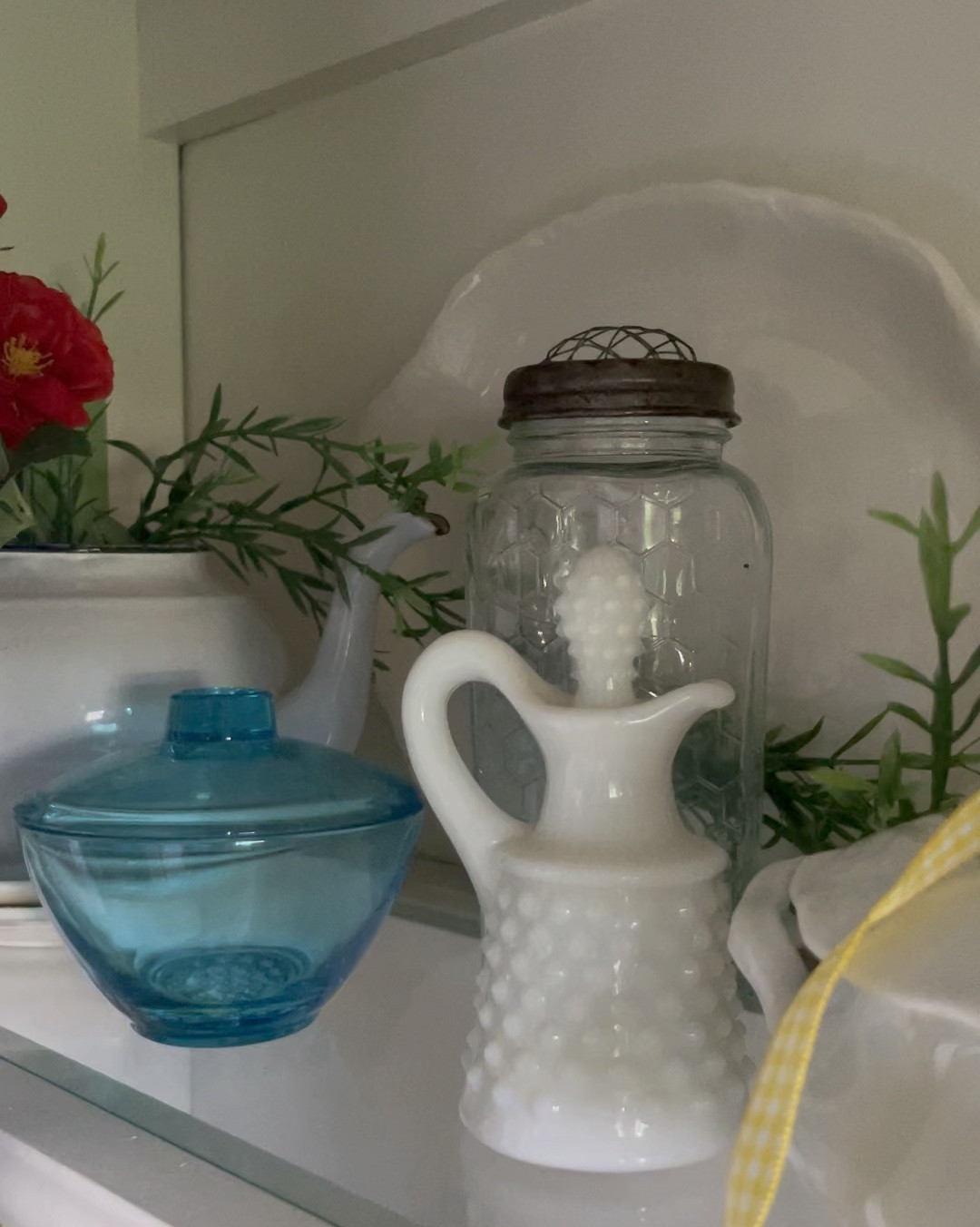 Using vintage decor to decorate a hutch for Summer makes it all feel timeless, special, and one-of-a-kind. 
And, mixing and matching decor is one of the best ways to achieve a stylish hutch display so mix and match to your hearts content!

#LTKHome #LTKSeasonal #LTKFindsUnder50