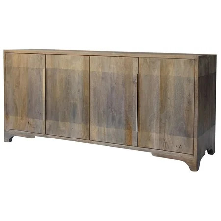 Bengal Manor 2 Tone Grey Mango Wood 4 Door Sideboard | Walmart (US)