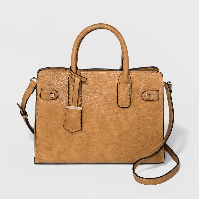 Atwood East West Satchel - A New Day™ Tan | Target