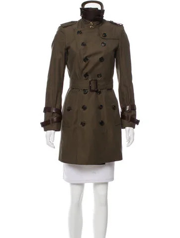 Burberry Double-Breasted Trench Coat | The Real Real, Inc.