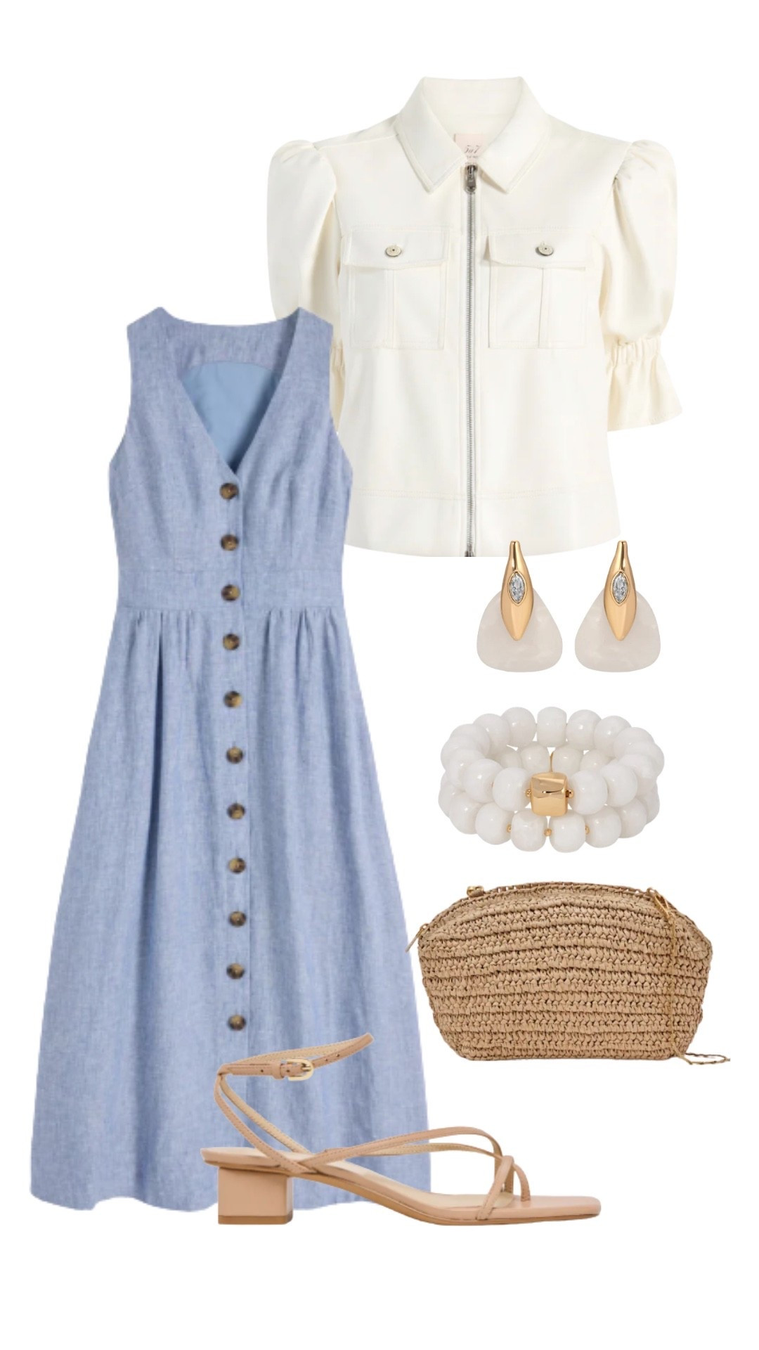 Summer is here. The stress would be great for warmer weather. Add the jacket if  it cools off.

#LTKsummerdress

#LTKootd #LTKgrwm