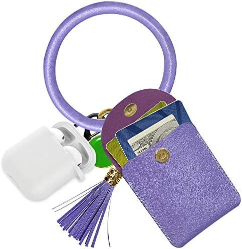 Wristlet Keychain,Key Ring Bangle Key Ring Credit Card Wallet for Women | Amazon (CA)