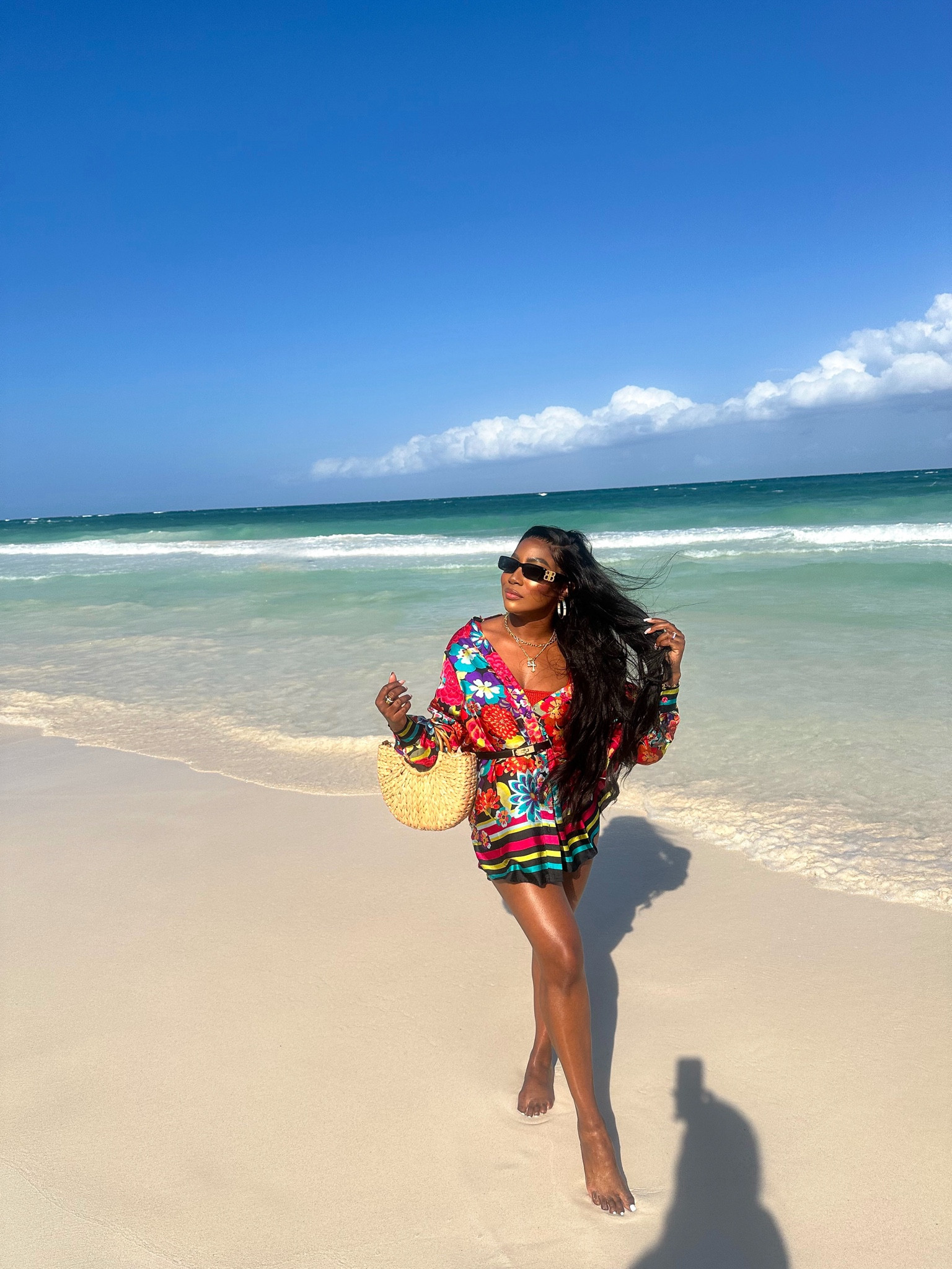 Vowing to get in more beach days this year 🐚🥥🌊 

Comment “LOVE IT” + I’ll send you a link to my favorite coverup this szn ✨ … it’s out of stock in this pattern but they have it available in four others! (WHITNEYSAVE20) for 20% off! 

#LTKsalealert #LTKtravel #LTKswim