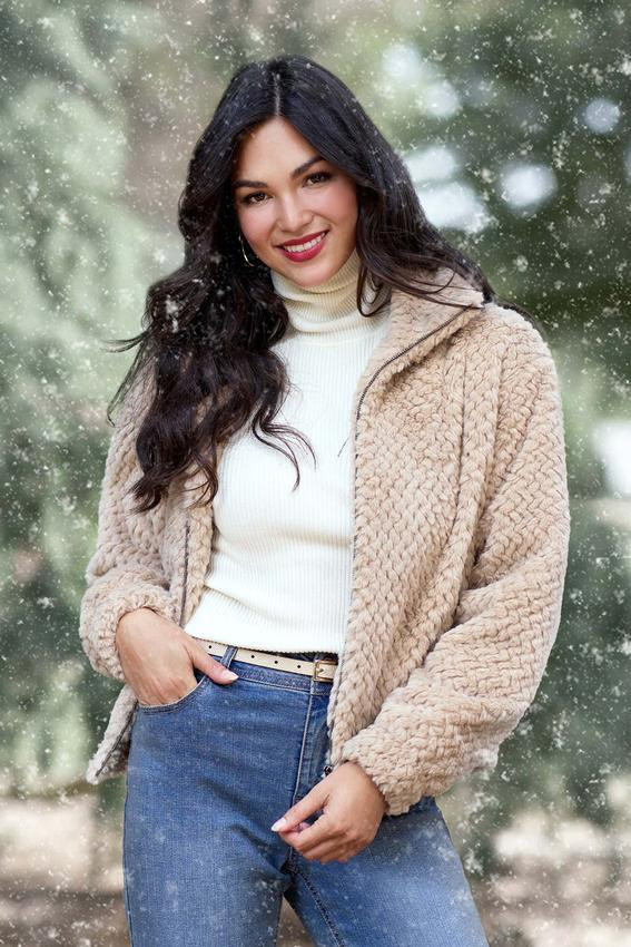 Textured Fur Coat | Cato Fashions