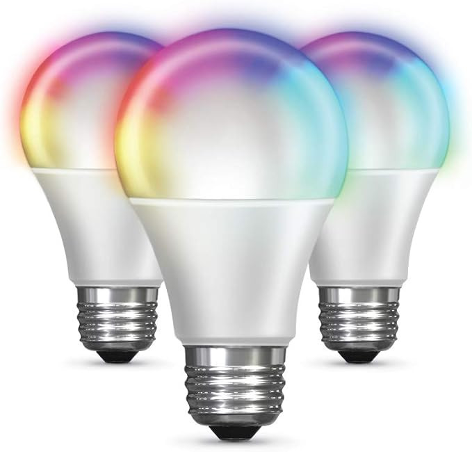 Feit Electric Smart Light Bulbs with RGB Color Changing and Tunable White, 2.4Ghz WiFi Light Bulb... | Amazon (US)