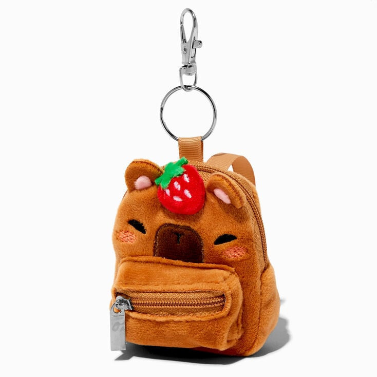 Capybara Mini Backpack Keychain | Claire's (UK)