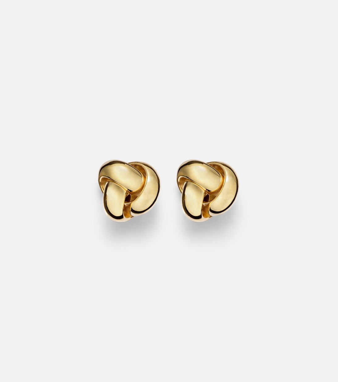 Puffed Knot 14kt gold earrings | Mytheresa (INTL)