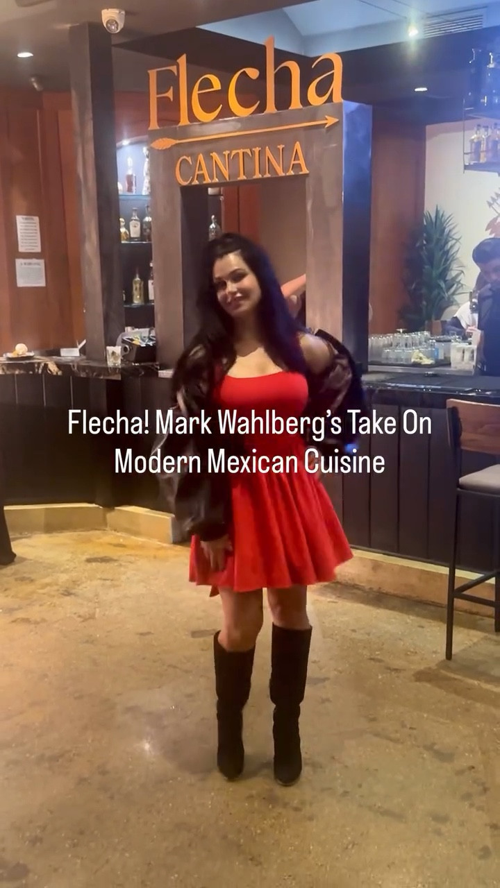 Mark Wahlberg launched a beautiful modern Mexican dining restaurant, Flecha! 💃

Mark Wahlberg’s Flecha Cantina  is his first San Diego restaurant, which blends time-honored cooking with modern foodie creativity. 🌹

The Mole Enchiladas, Braised Short Ribs, and Seabass with Grapefruit Chimichurri showcase vibrant flavors and beautiful presentations. I loved the flan and plan to try the churros next time. ❤️

The food is delicious, everyone is friendly and the atmosphere is welcoming.

I give it a 10 out of 10!

Follow @marneys_tidbits on Instagram for more fun lifestyle tips 🌸

#marneystidbits #reddress  #datenightoutfit #blackboots #blackjacket

#LTKvlog #LTKootd #LTKfoodie