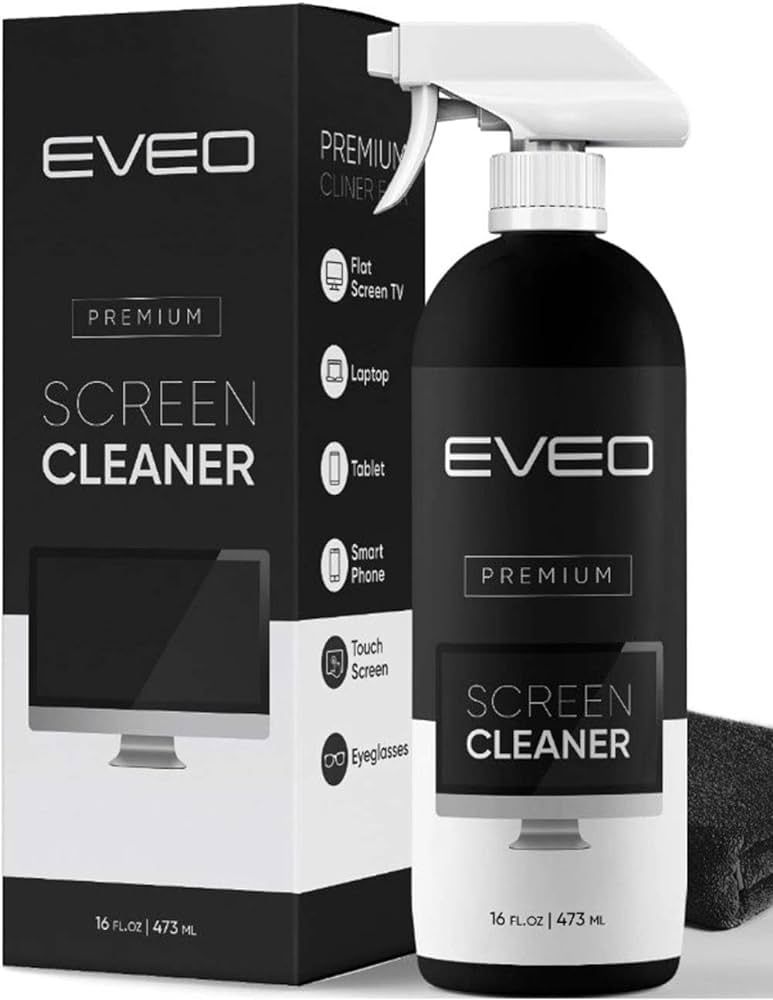 Screen Cleaner Spray (16oz) - Large Screen Cleaner Bottle - TV Screen Cleaner, Computer Screen Cl... | Amazon (US)