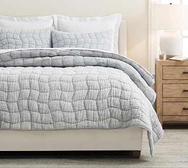 Cloud Linen Handcrafted Quilt & Shams | Pottery Barn (US)