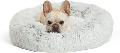 Best Friends by Sheri The Original Calming Shag Fur Donut Cuddler Cat & Dog Bed | Chewy.com