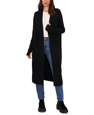 Vince Camuto Women's Long Cozy Open-Front Cardigan Sweater - Macy's | Macy's