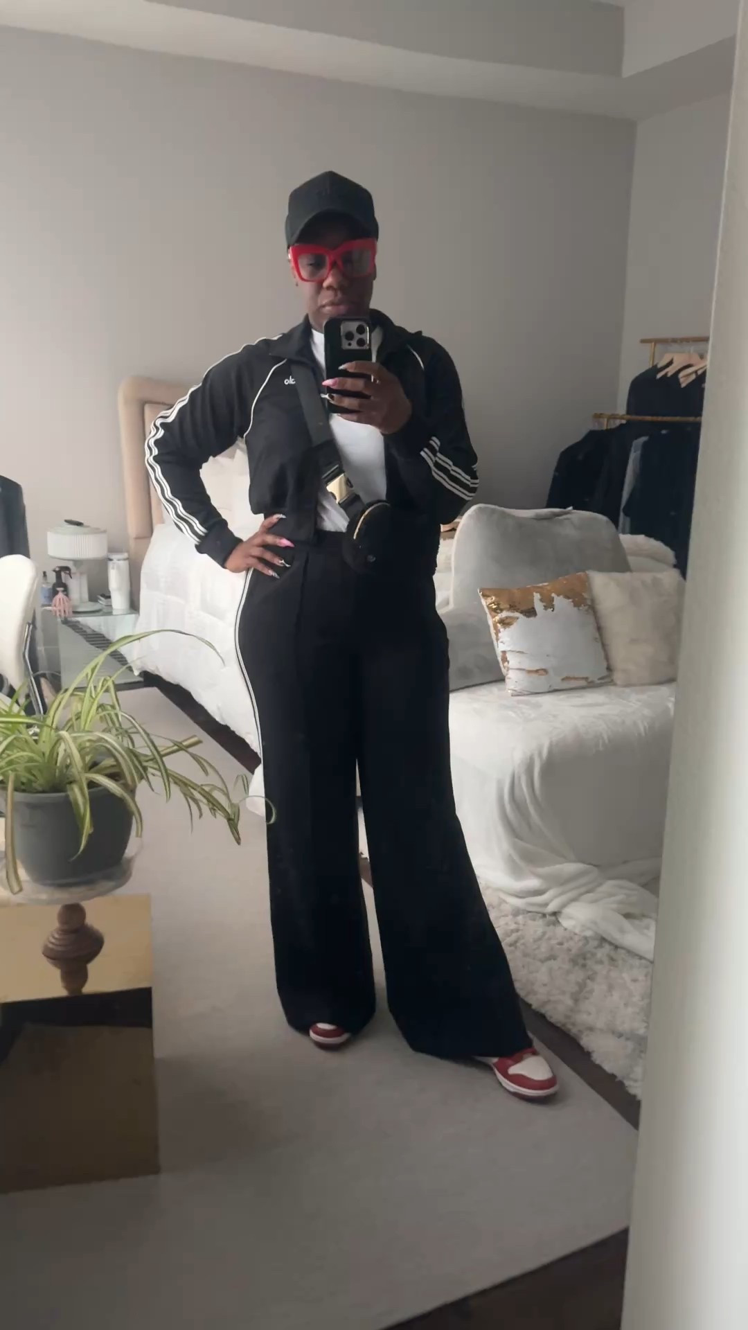 Alo track star track suit is perfect for the fall transition and it comes in burgundy or black. Also makes the perfect travel outfit. Alo. Travel outfit. Track suit. OOTD. Style tips. 

#LTKTravel #LTKU #LTKStyleTip