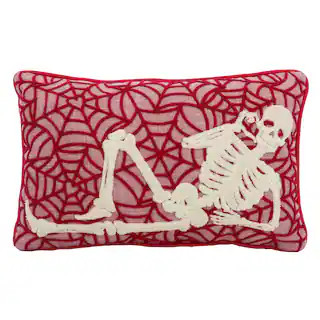 20" x 12" Skeleton with Web Lumbar Pillow by Ashland® | Michaels | Michaels Stores