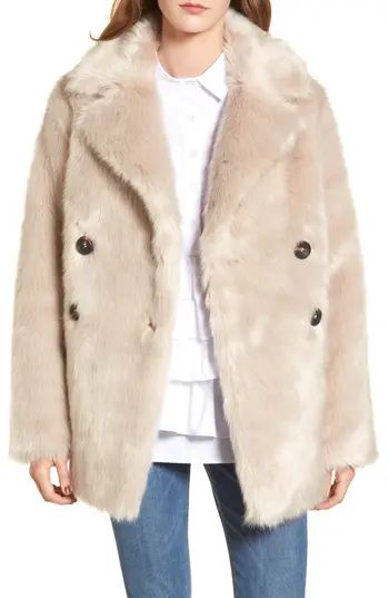 Women's Lost Ink Faux Fur Coat | Nordstrom