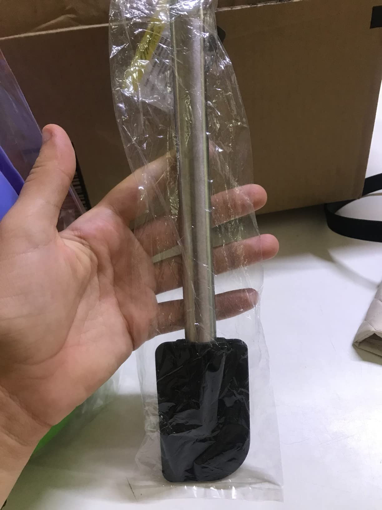 Mimo Style Espátula Com Cabeça de Silicone e Cabo em Inox, Durabilidade, Belo Design, Suporta T... | Amazon (BR)