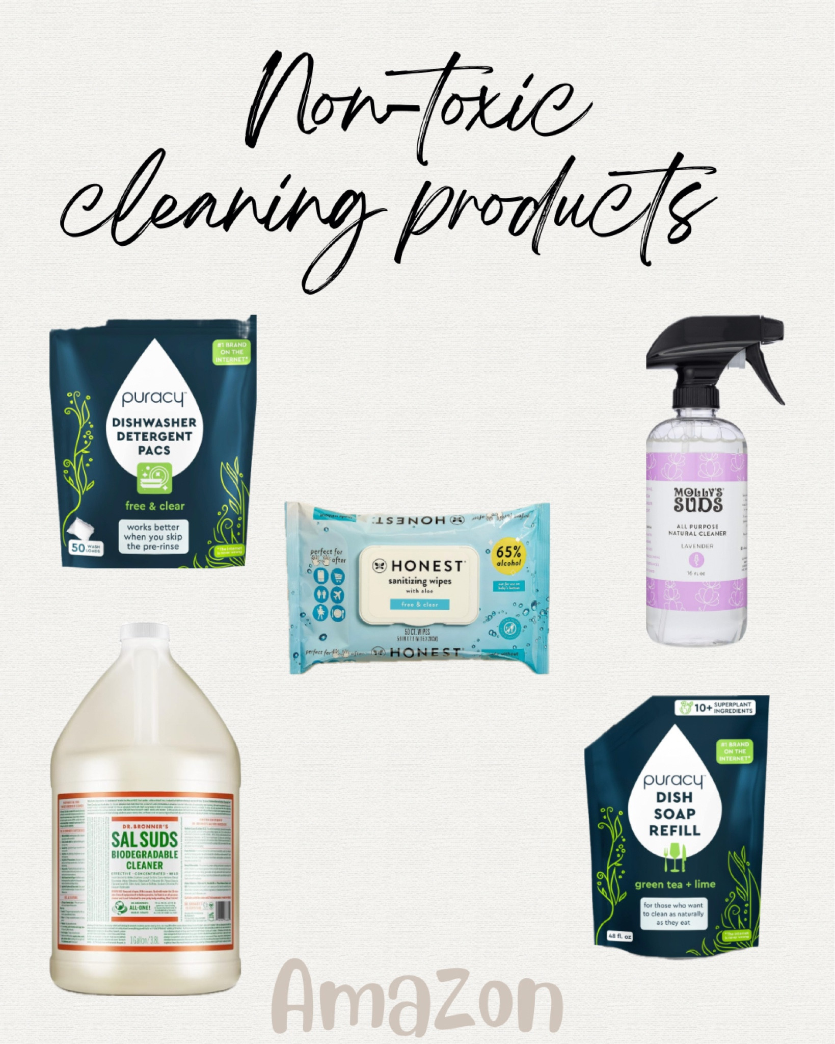 Favorite Amazon non toxic cleaning products 

#LTKhome #LTKU