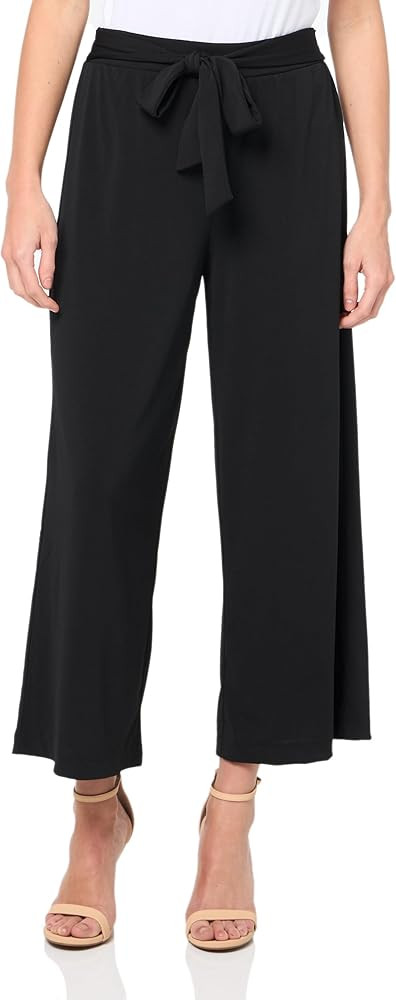 Adrianna Papell Women's Knit Waist Tie Pull on Pant | Amazon (US)