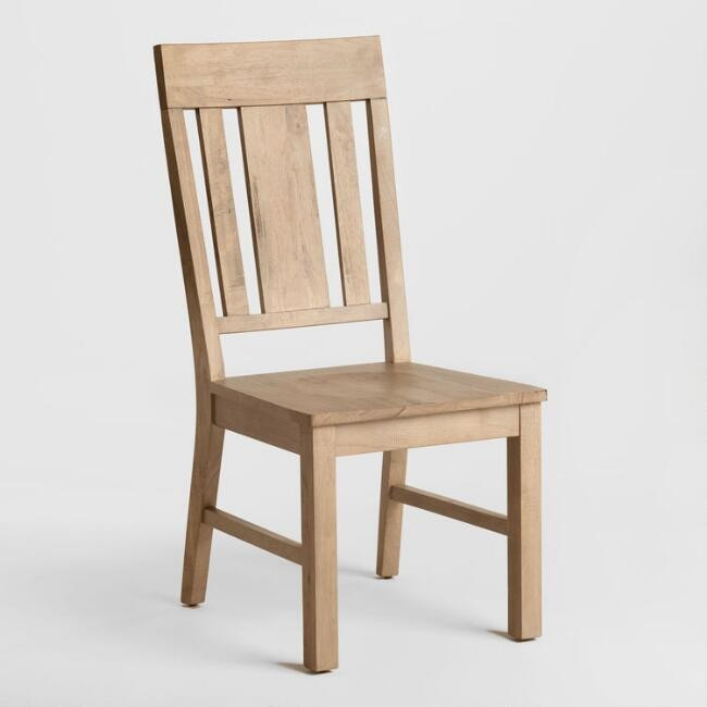 Wood Farmhouse Leona Dining Chairs Set Of 2 | World Market