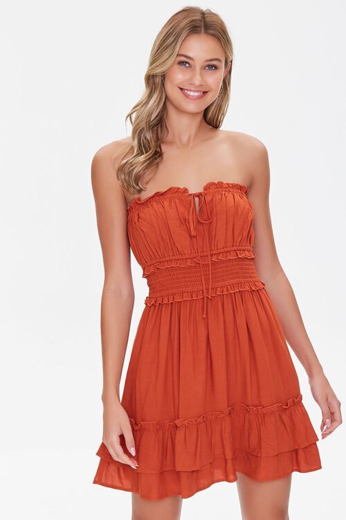 Ruffle-Trim Mini Dress | Forever 21 (US)