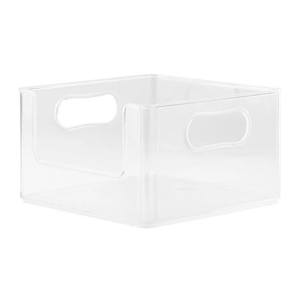 The Home Edit Everything: Stacking Bin, Pack of 1 or 2, 10” x 10” x 6” Plastic Modular Stor... | Walmart (US)