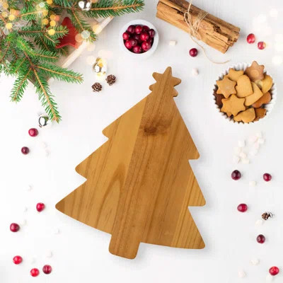 Holiday Tree Pine Wood Board - 12.75" x 16 | Wayfair North America