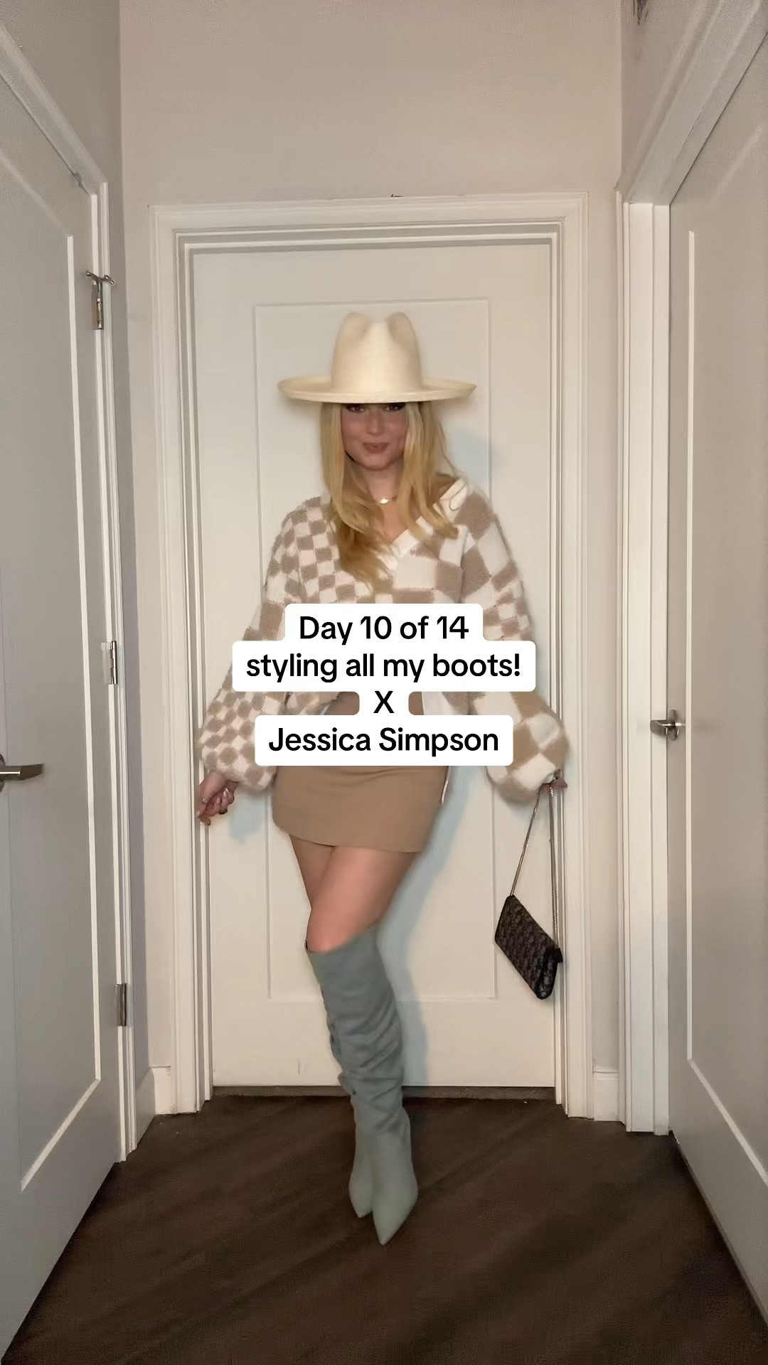 Spring western Jessica Simpson Gigipip cowgirl hat, cowboy boots